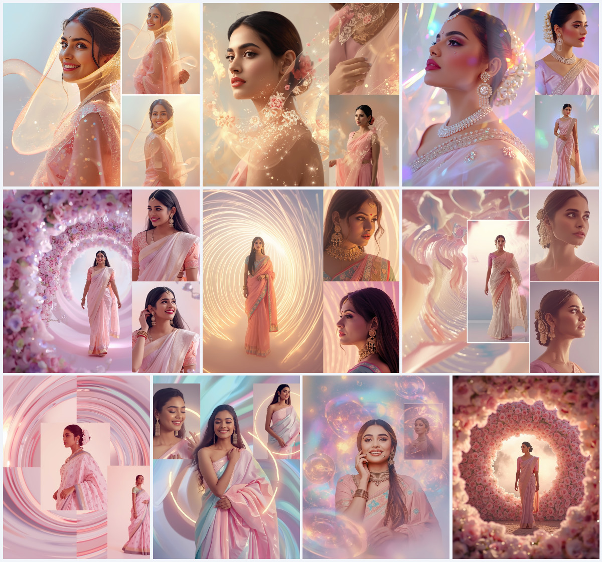 10+ Saree AI Prompts for Festival to Create Bright Traditional Photos with Colorful Ethnic Style